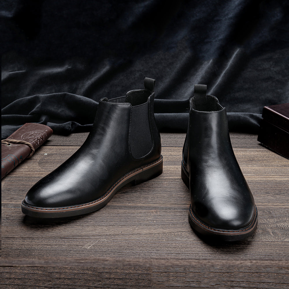 Paul: Retro Chelsea Boots - Comfortabel, handgemaakt modeschoeisel | Winter&Herfst