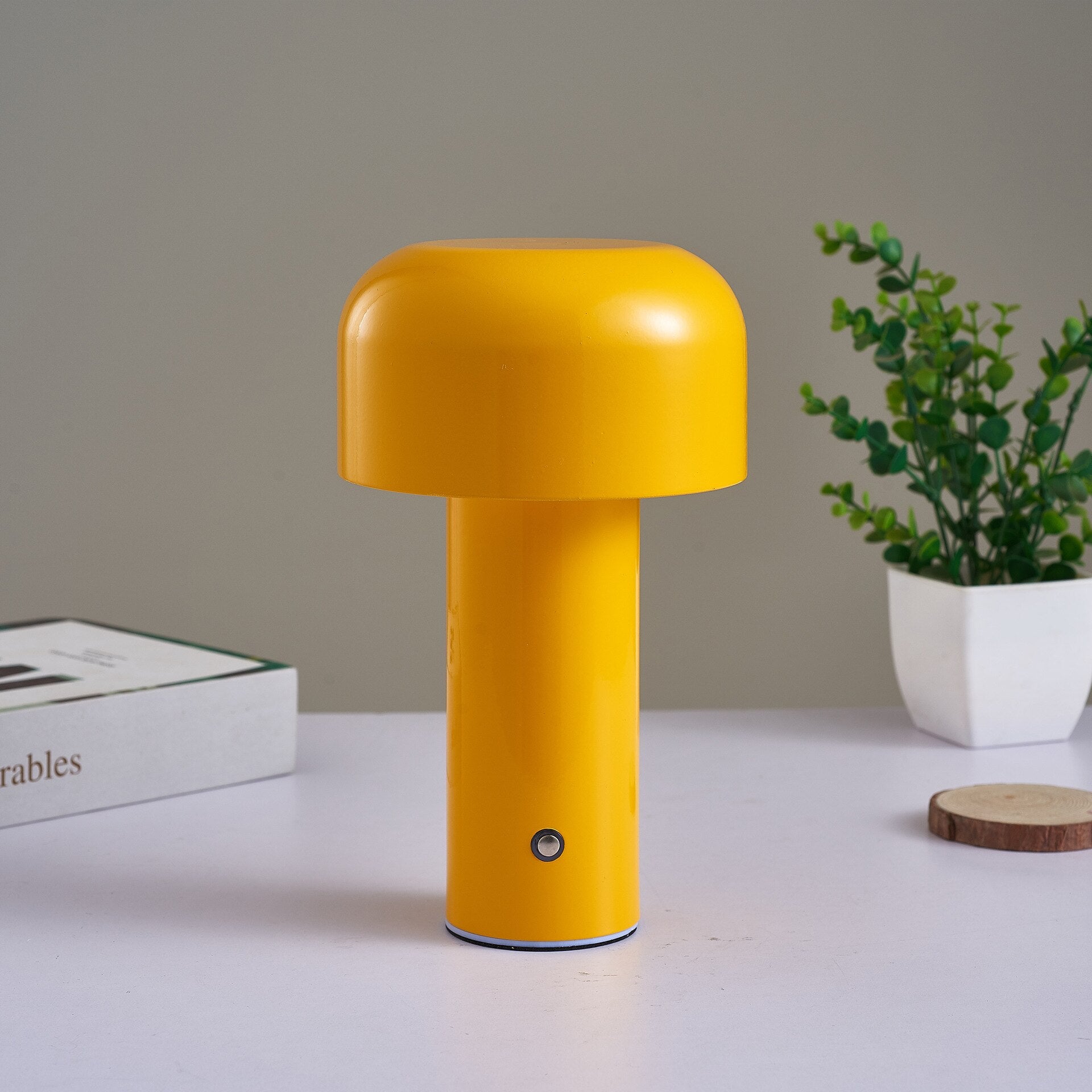 Lampe de table sans fil champignon de style italien