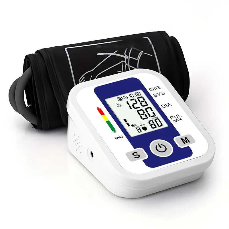 Automatic Arm Blood Pressure Monitor – Digital Tensiometer with LED Display