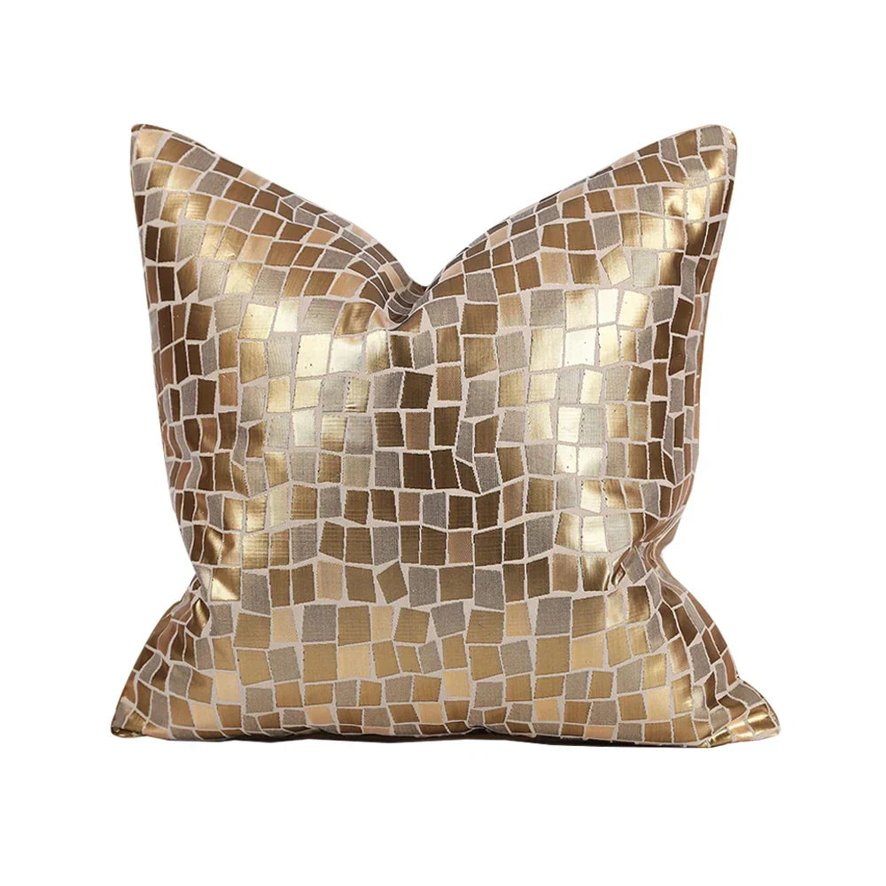 AbstractLuxe - Housse de coussin moderne pour le salon et la chambre