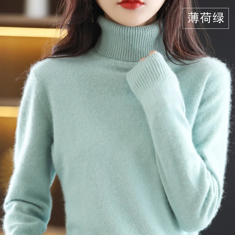 Sinead: Japanese-knit 100% Cashmere Sweater for women: autum&winter essential