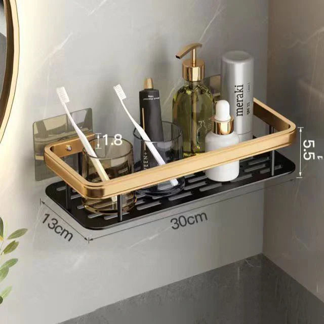 Punch-Free Bathroom & Kitchen Organizer