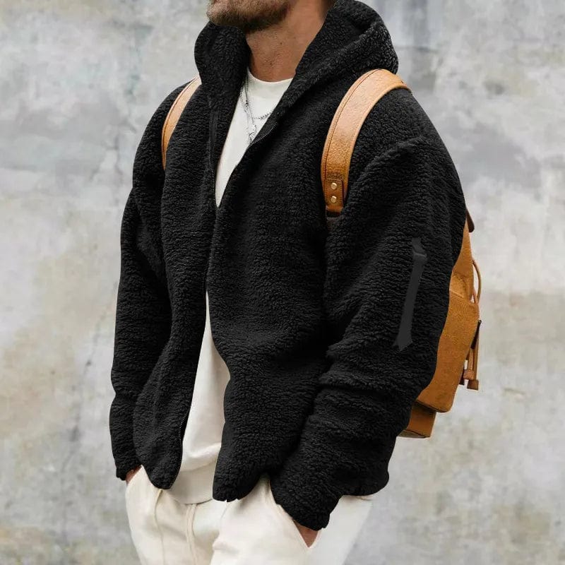 Niklas – Moderner Fleece-Sherpa-Jackenpullover für Herren