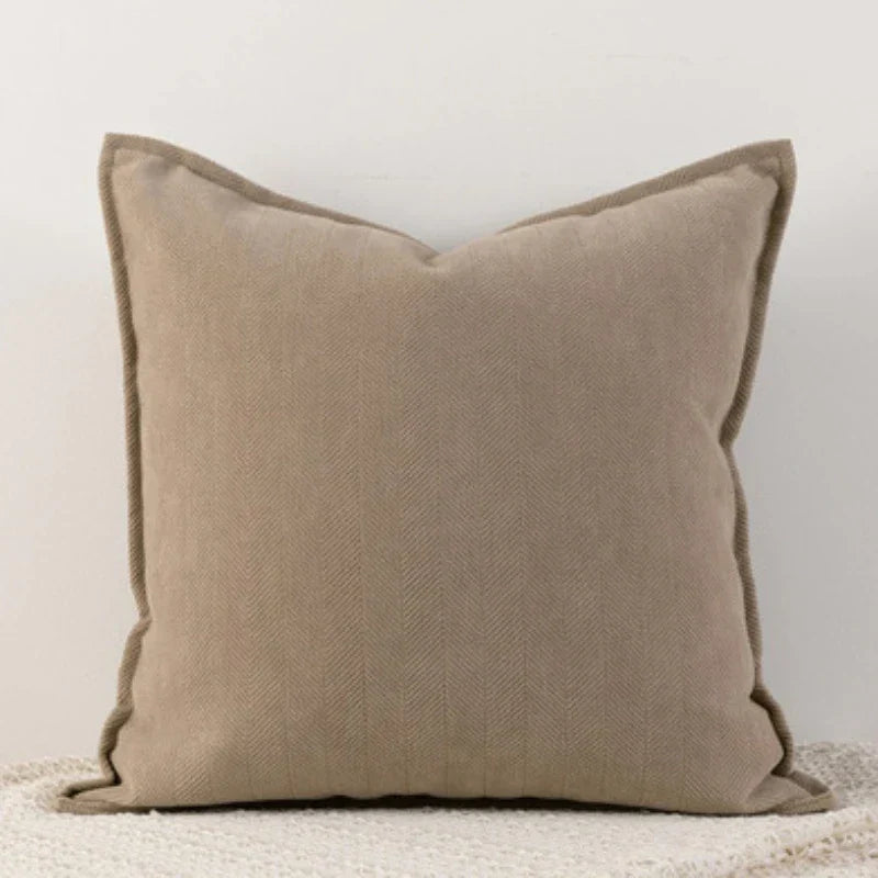 ChenilleCozy - Housse de coussin unie pour la décoration de la maison et de la chambre à coucher