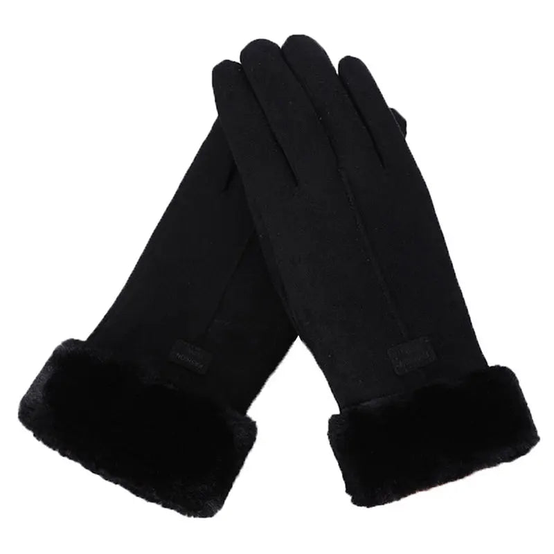 Klassische Fleece-Winterhandschuhe