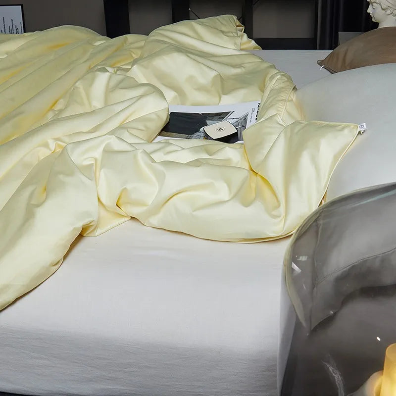 Tenno Yellow Silk Filling Comforter