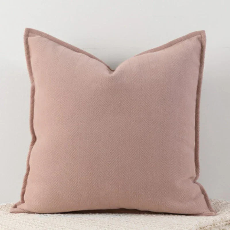 ChenilleCozy - Housse de coussin unie pour la décoration de la maison et de la chambre à coucher