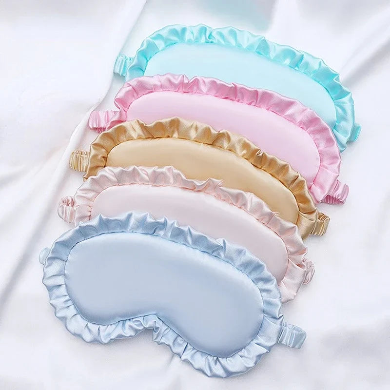 Silk Ruffle | Ruffled Sleep Mask