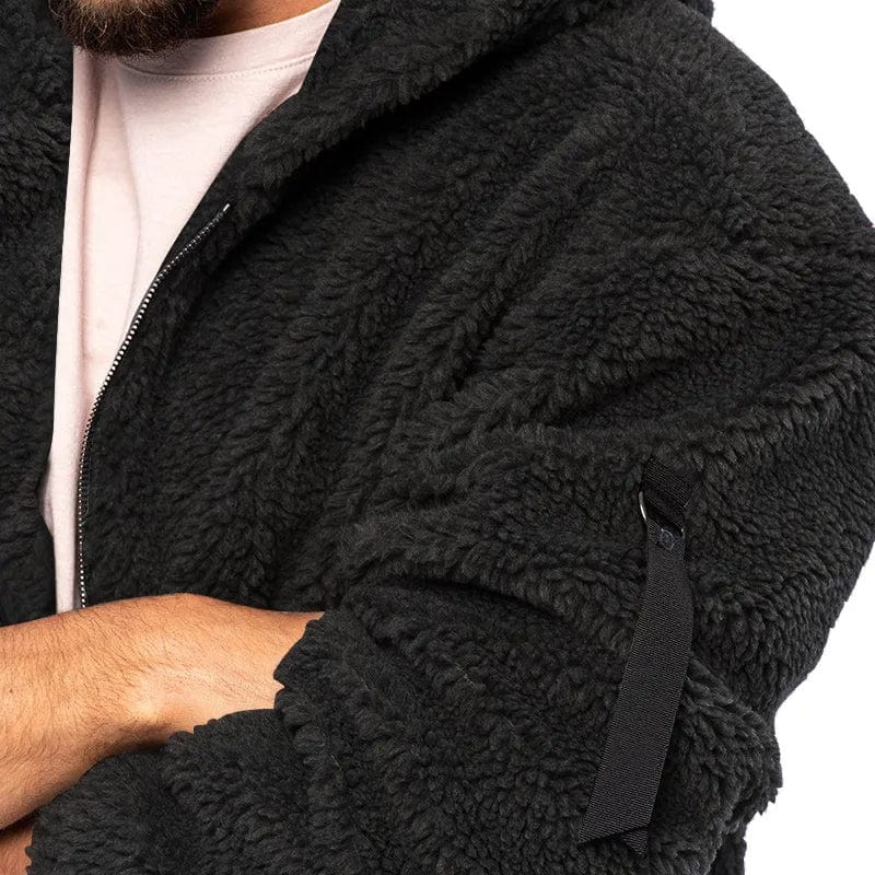 Niklas – Moderner Fleece-Sherpa-Jackenpullover für Herren