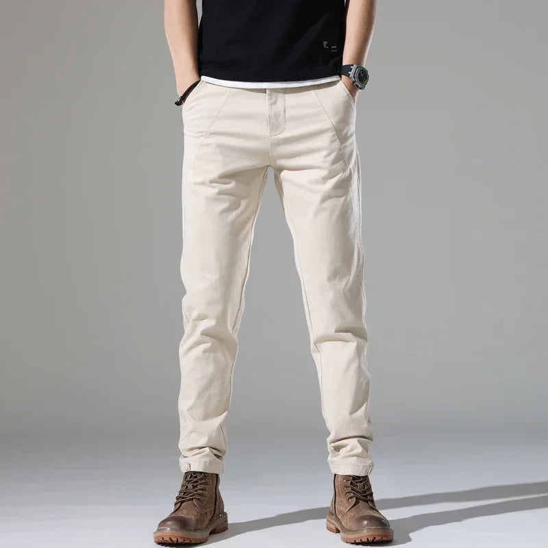 Pantalon chino slim extensible