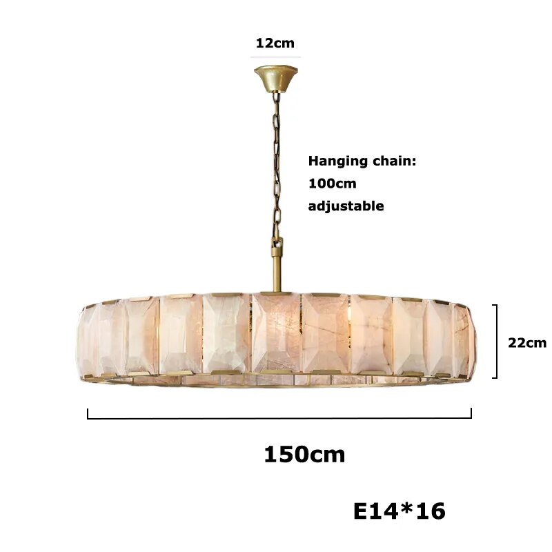 Retro Amerikaanse E14 LED dimbare kroonluchter hanglampen