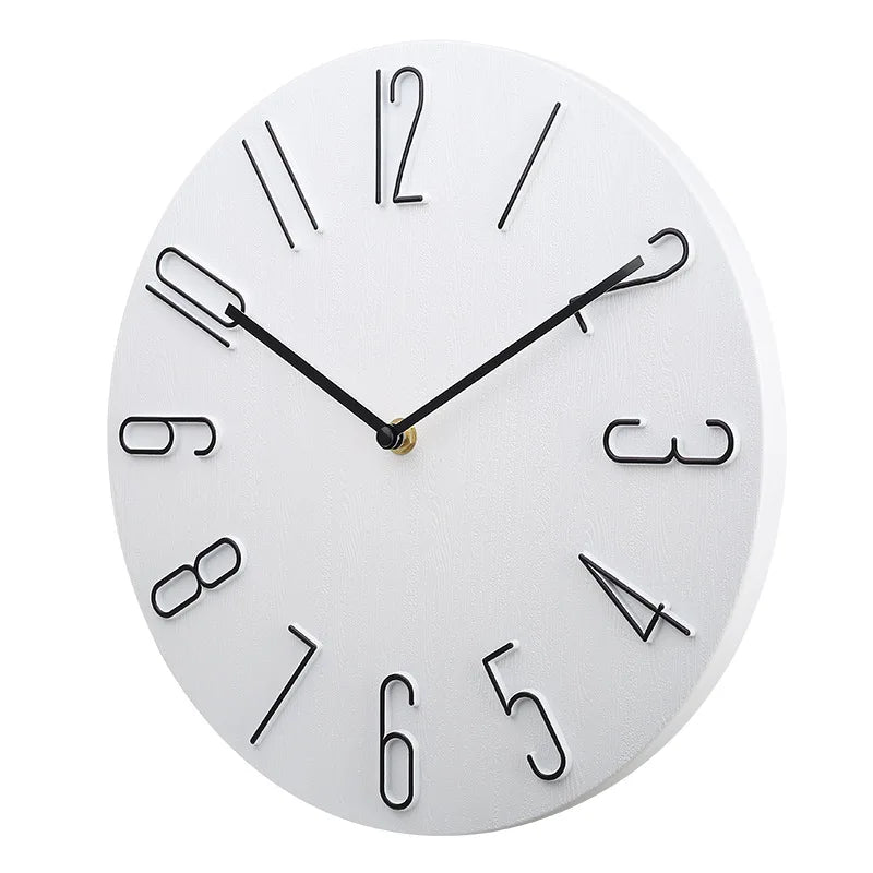 SleekTick – Horloge murale contemporaine ultra silencieuse