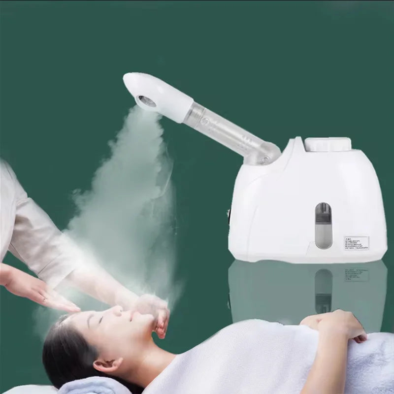 Ozone Facial Steamer - Warm Mist Humidifier for Deep Cleaning, Skin Care, and Whitening