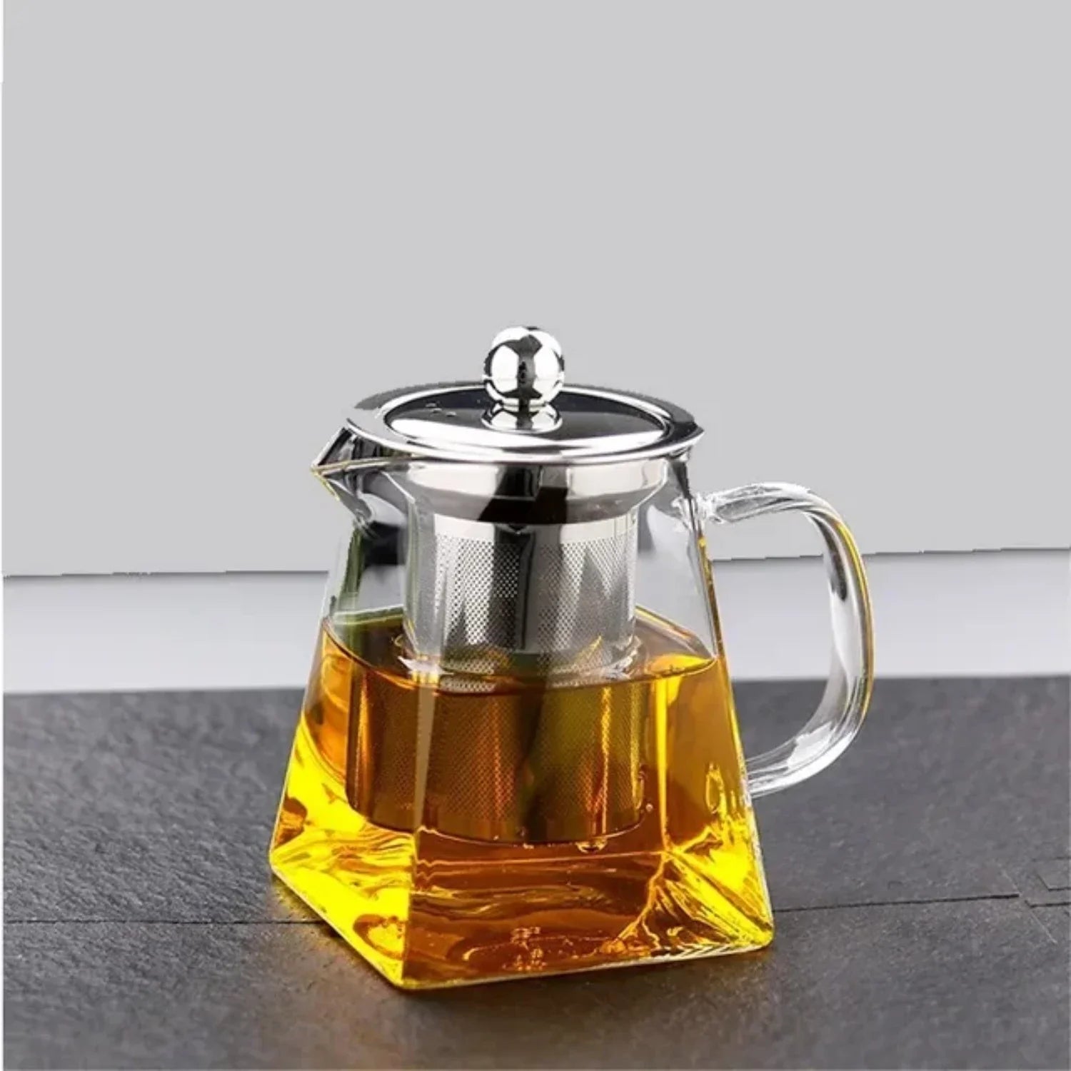 Elegant Glass Teapot and Kettle Maker with Infuser – Perfectly Steeped Tea Set for Kitchen, Dining, and Home Use