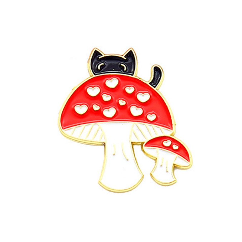 Mushroom Series Collection Enamel Pins