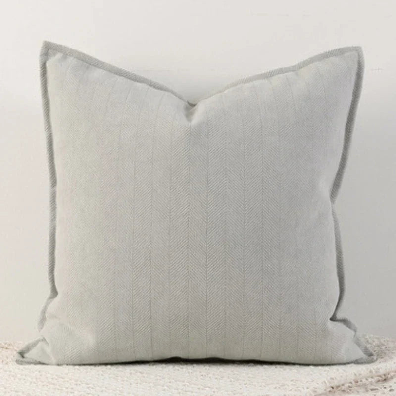 ChenilleCozy - Housse de coussin unie pour la décoration de la maison et de la chambre à coucher