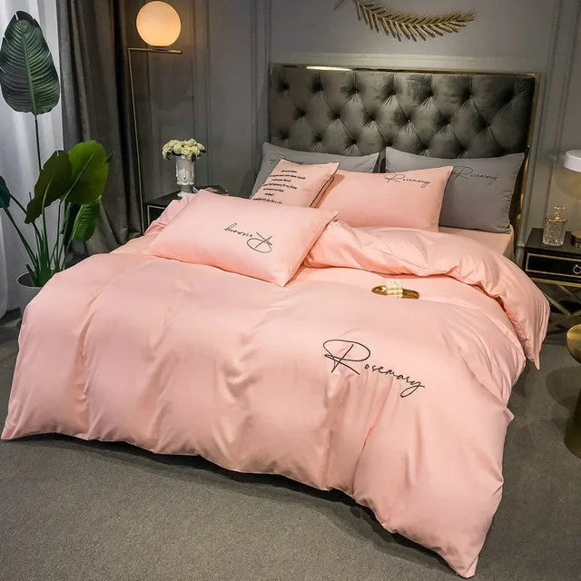 EmbroiLux - Luxury Duvet Cover with Elegant Embroidery