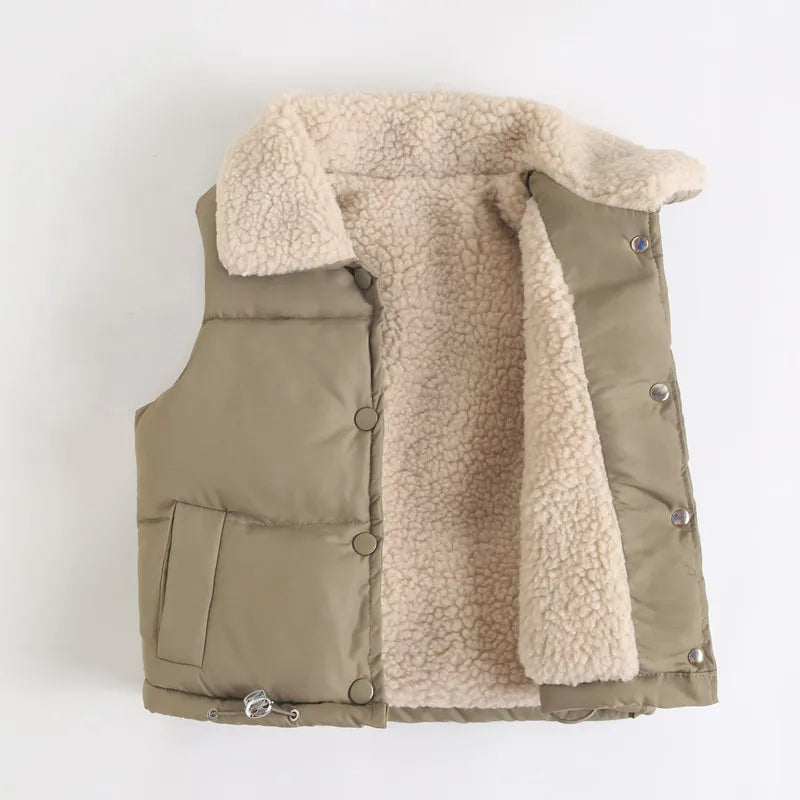 Cozy Adventure Vest - Ropa de invierno cálida para niños y niñas