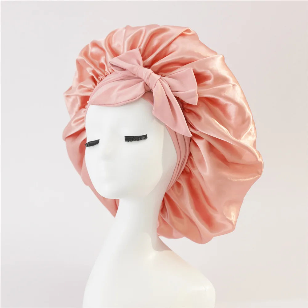 Bonnet en satin de soie - réveillez-vous avec des cheveux parfaits