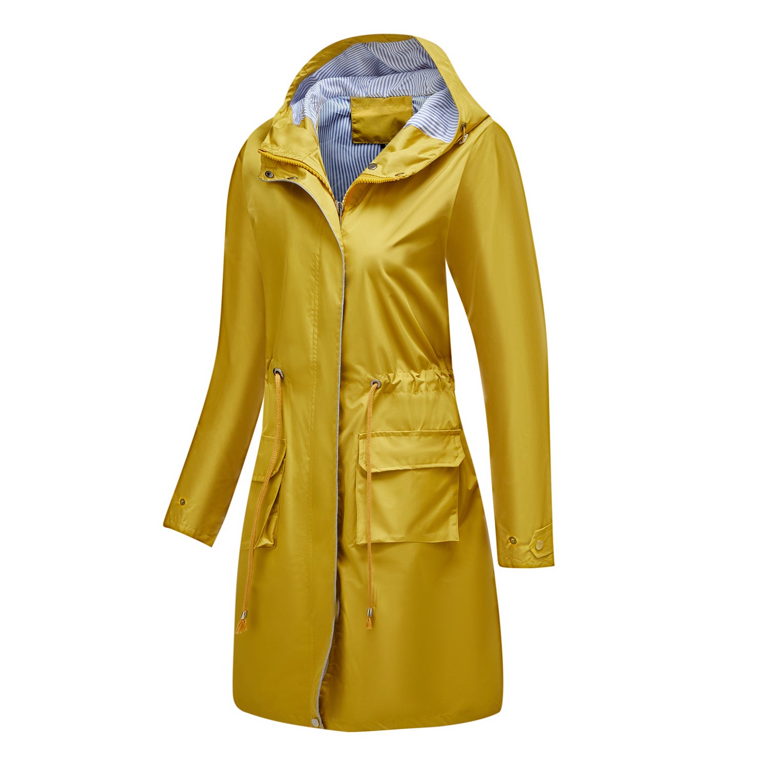 Lisa: Waterdichte trenchcoat/jas met capuchon - herfstwindjack voor dames