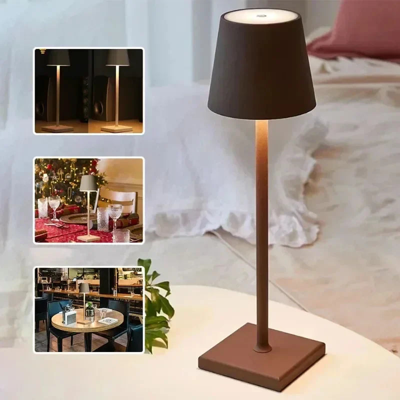 TouchLuxe - Bærbar USB LED-lampe til hoteller