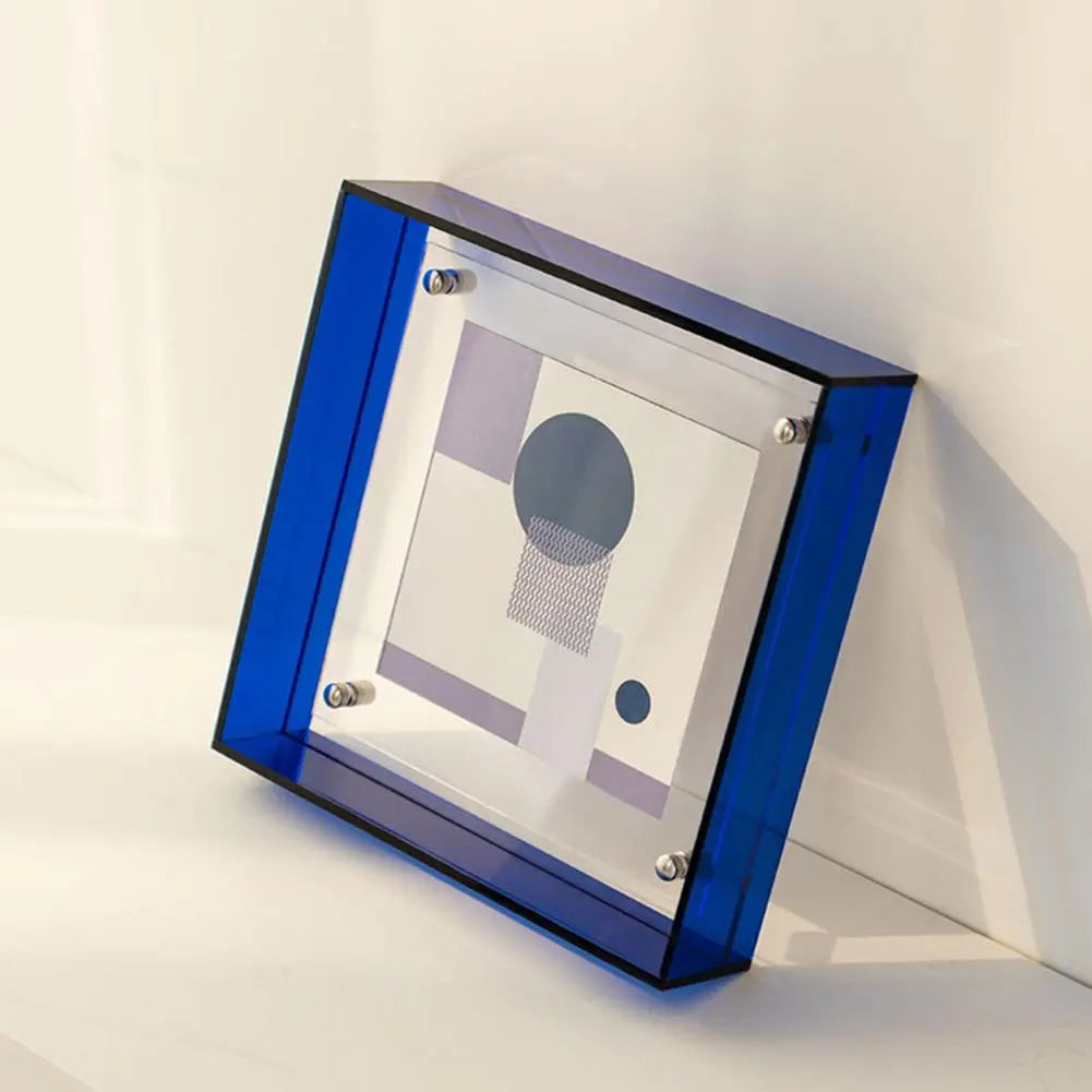 Vibrant Colored Acrylic Photo Frame – Eye-Catching Home Decor