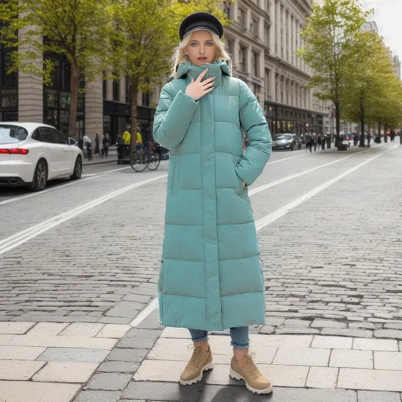 Bente: Knee Long Parka/Jacket for autumn and winter