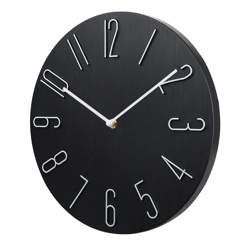 SleekTick – Horloge murale contemporaine ultra silencieuse