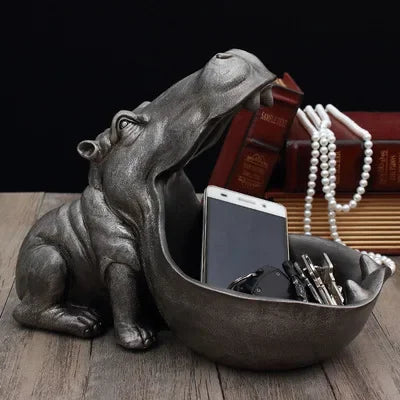 HippoHaven - Hippo Figurine Decoration