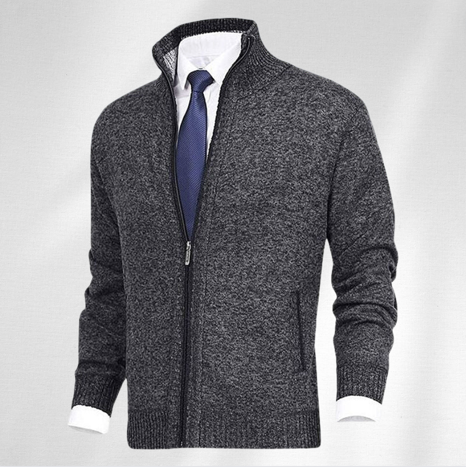 Tony - Elegante maglione cardigan da lavoro per uomo