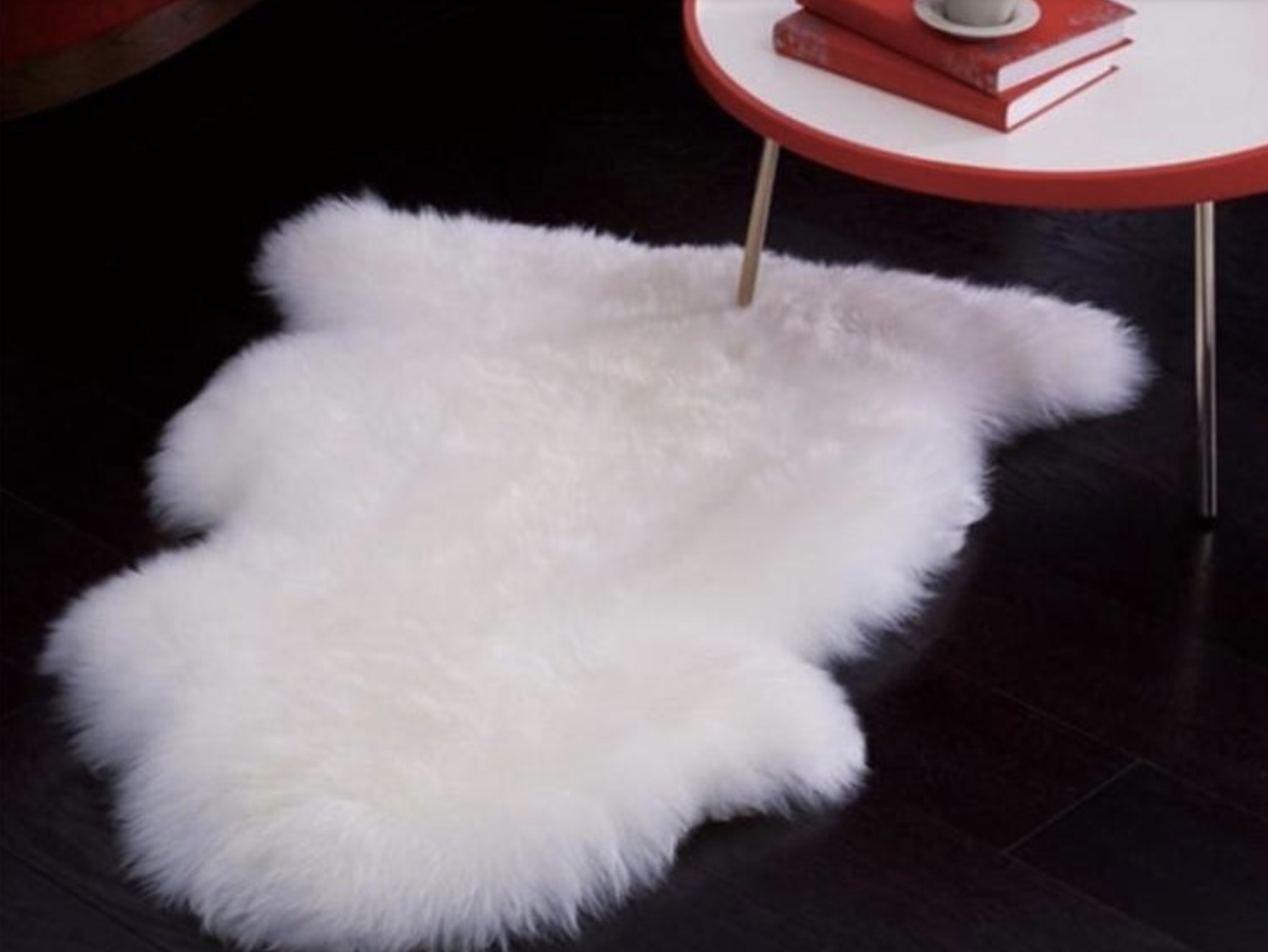 Faux Fur Sheepskin Kast & Område Tæppe