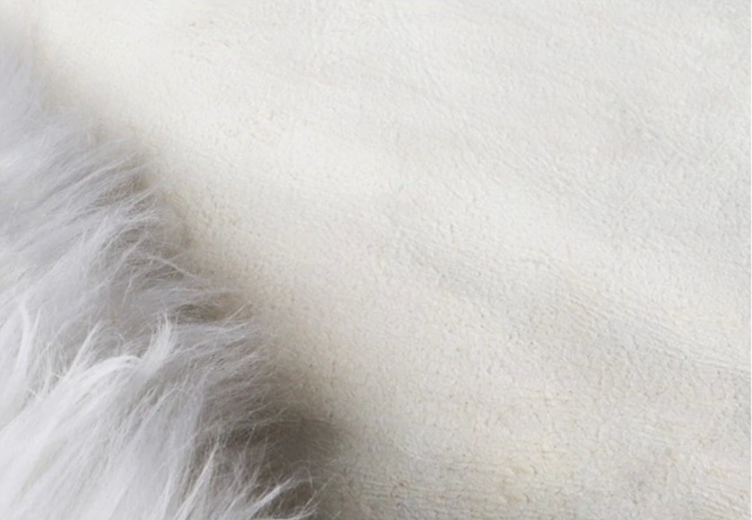 Faux Fur Sheepskin Kast & Område Tæppe