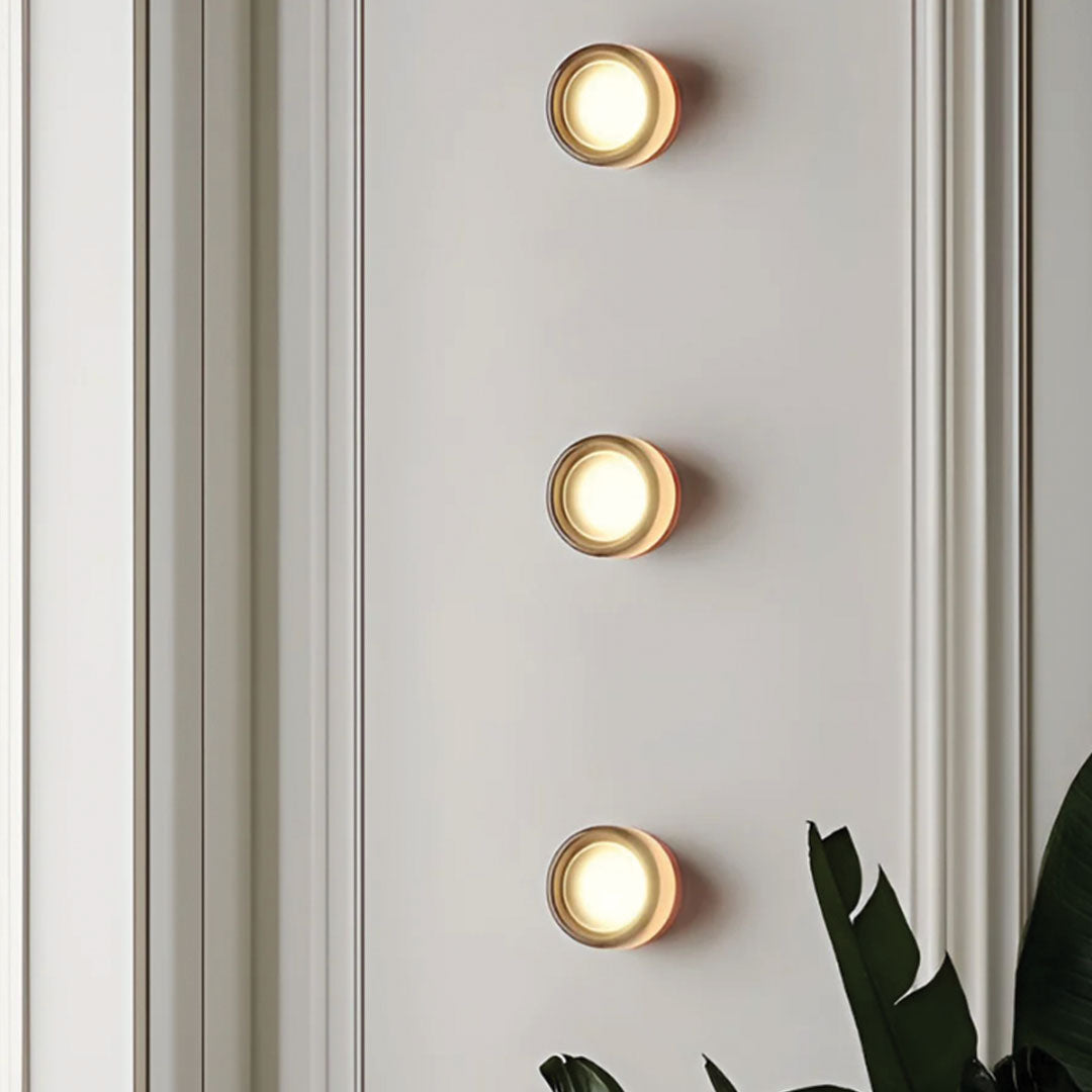 LumièreLux - Elegante lámpara de pared Dimple para un interior contemporáneo