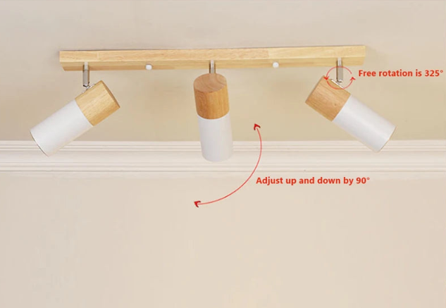 SkyWood - Scandinavische houten plafondlamp