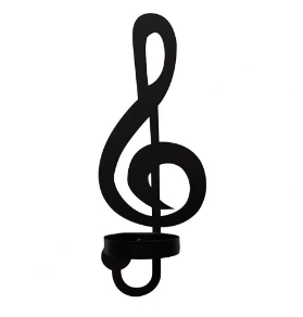 🎼Black Music Note Wall Sconce