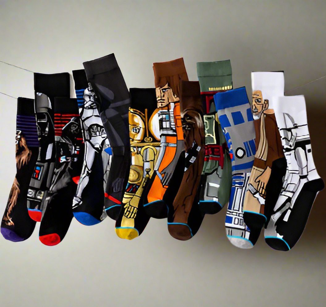 Starbound Anime Socken – Yoda, R2-D2 & Wookiee Cosplay