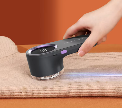 Sara Lint Remover - Rasoio per Tessuti Digitale a LED Ricaricabile USB per Maglioni e Altro