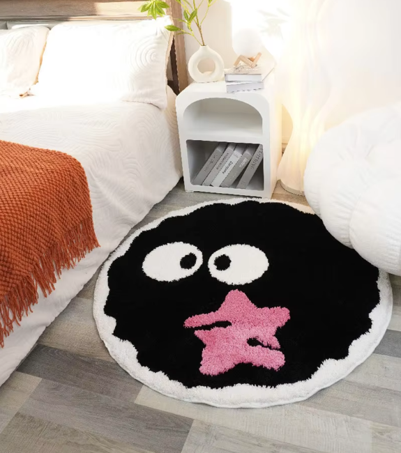 Sara Soft Plush Round Rug – Cozy Anti-Slip Lounge & Gaming Mat