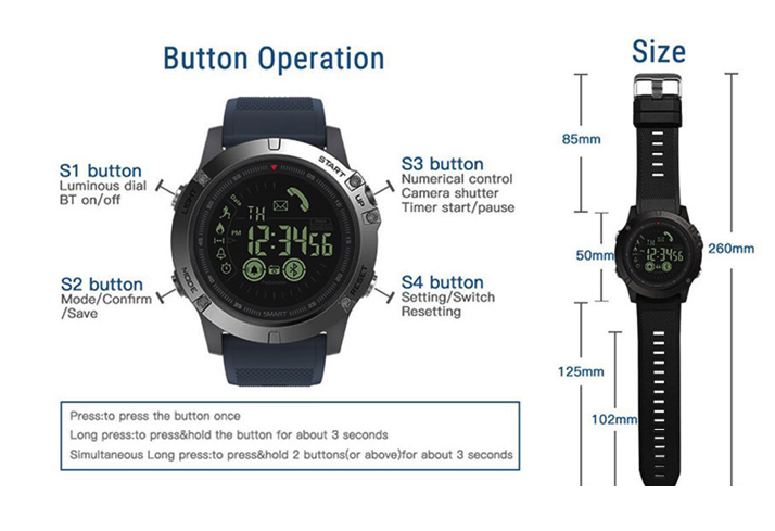 Invincible Military Smart T Watch