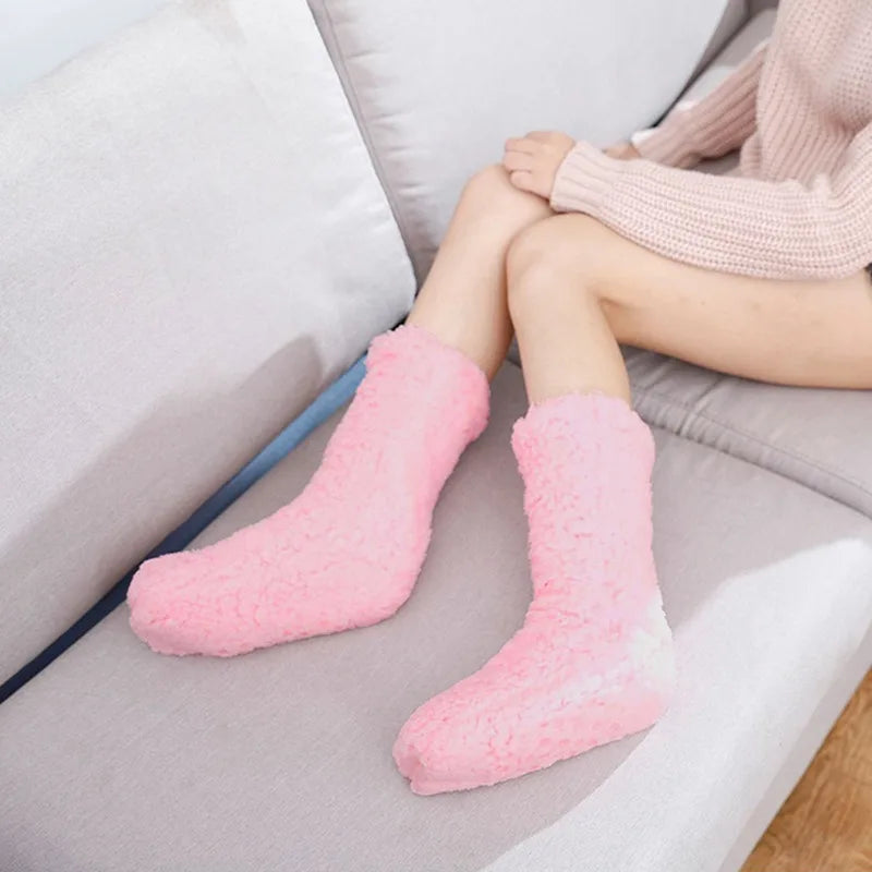 Emma's Cozy Luxe: Thermo-Kaschmirsocken für Damen – weiche, verdickte Winter-Boden- und Schlafsocken