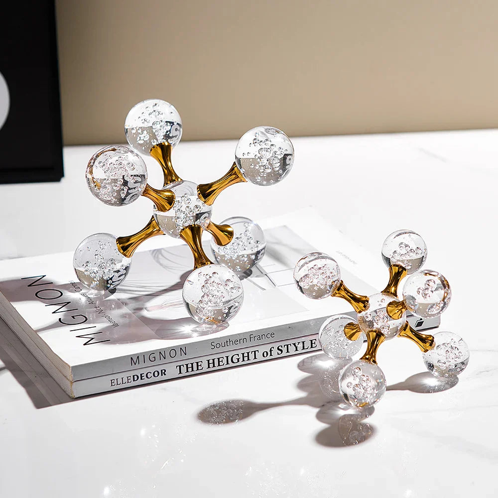 Helix Crystal Molecule Decor