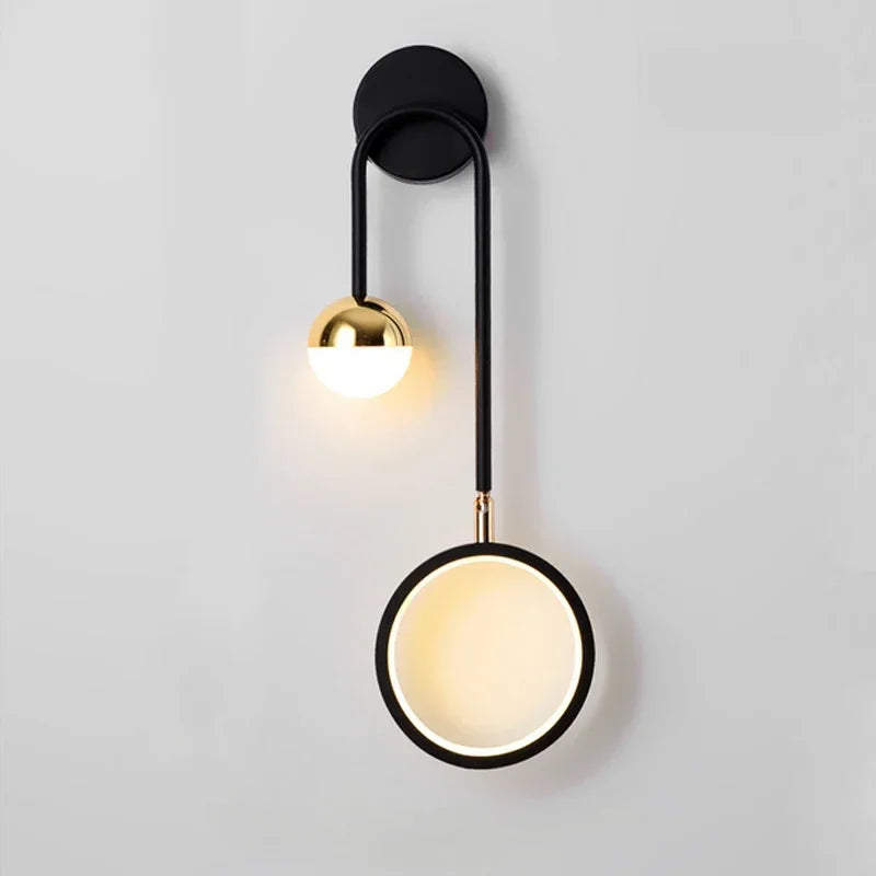 Minimalistisk retro vegglampe - Kreativ belysning