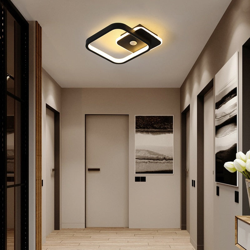 Lampada da soffitto a LED con sensore di movimento PIR umano per corridoio della camera da letto