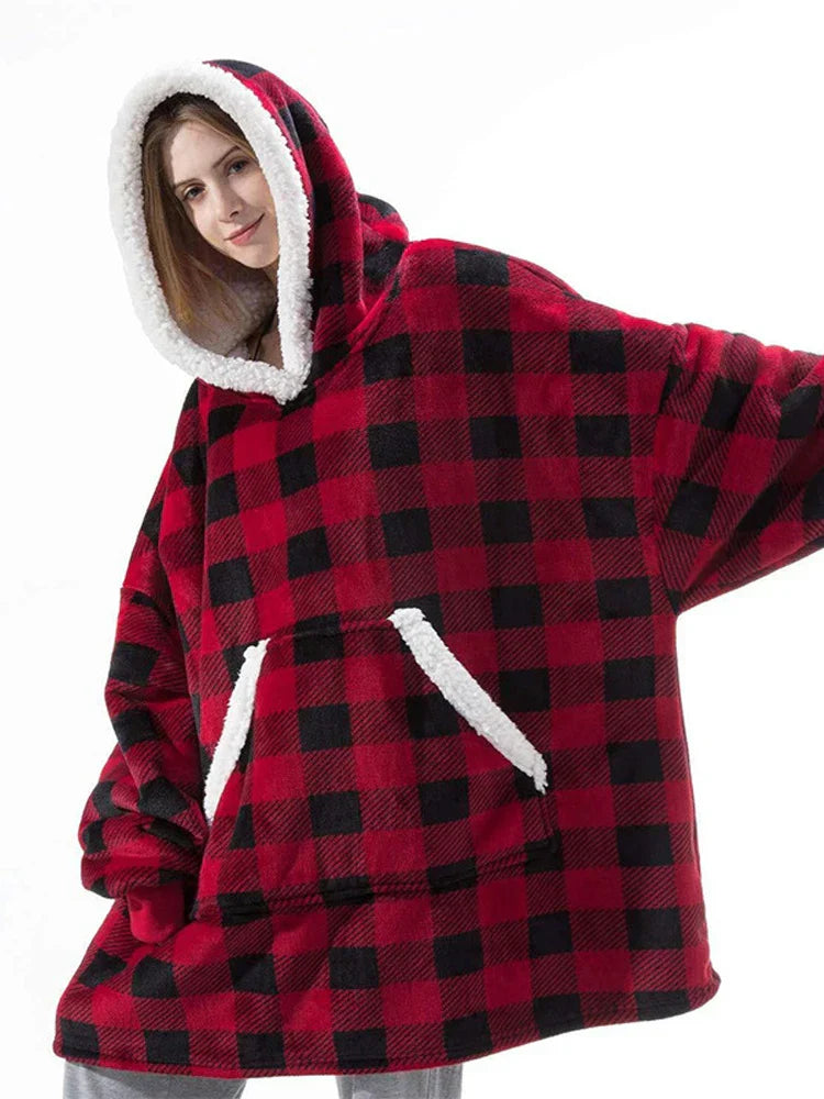 FleeceWrap - Polar Sweater with Hood