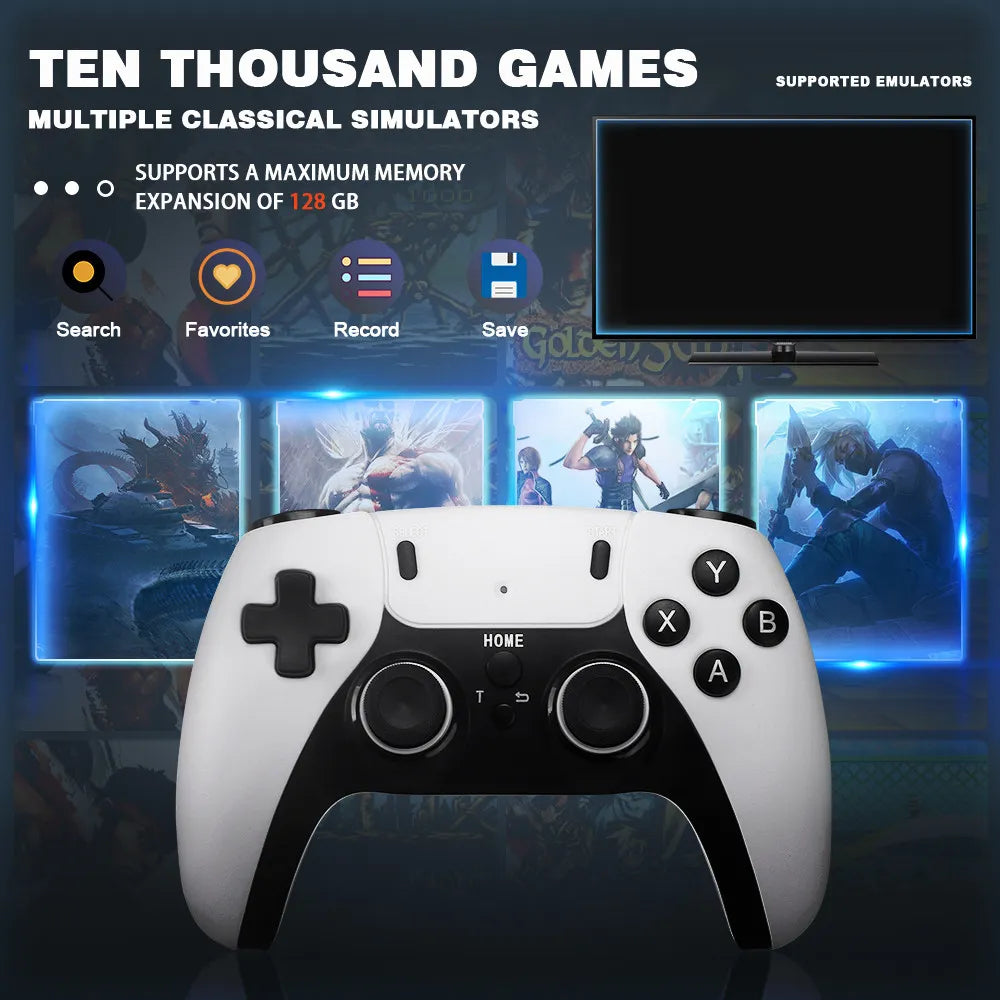 Game Stick™ 4k PRO + 2 PS5-controllers