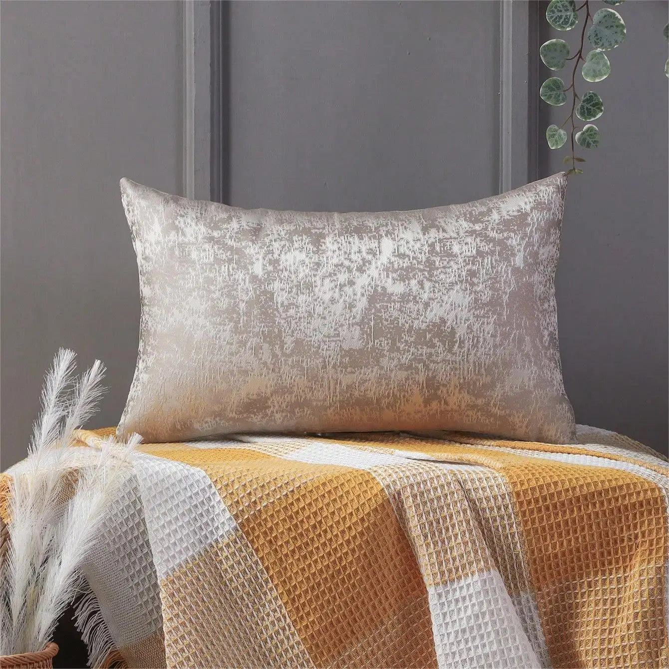 ScandiChic - Housse de coussin luxueuse et minimaliste pour le salon