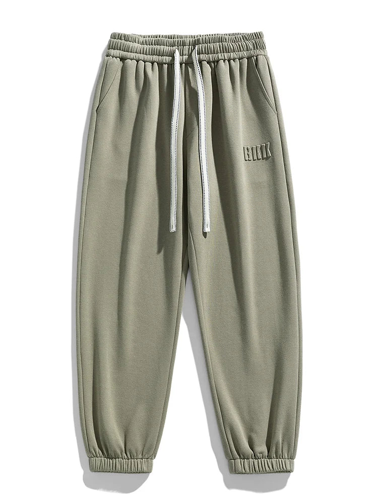 Calças de Moletão Oversized para Homem Axel | Calças Harem Largas Hip Hop