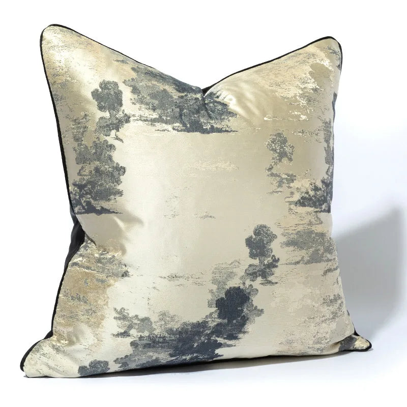 AbstractLuxe - Housse de coussin moderne pour le salon et la chambre