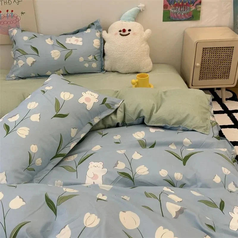 Set di biancheria da letto alla moda coreana