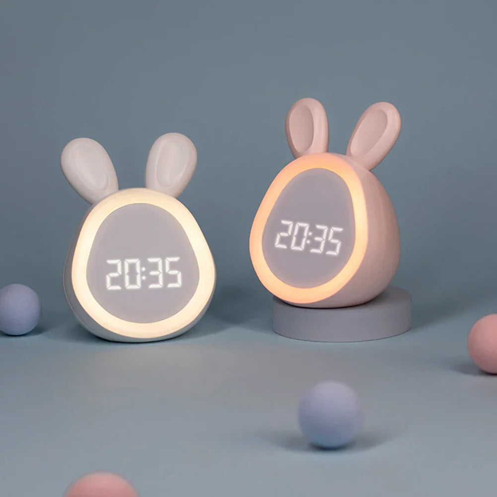 JoyfulBunny – Wecker con alarma y lámpara de luz